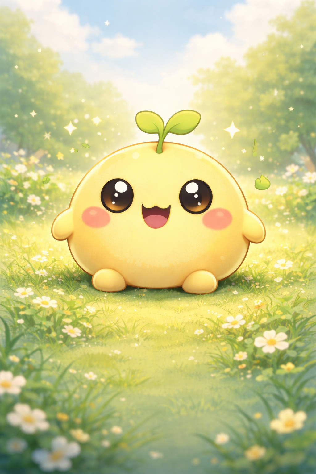 HabitPet standing hero illustration