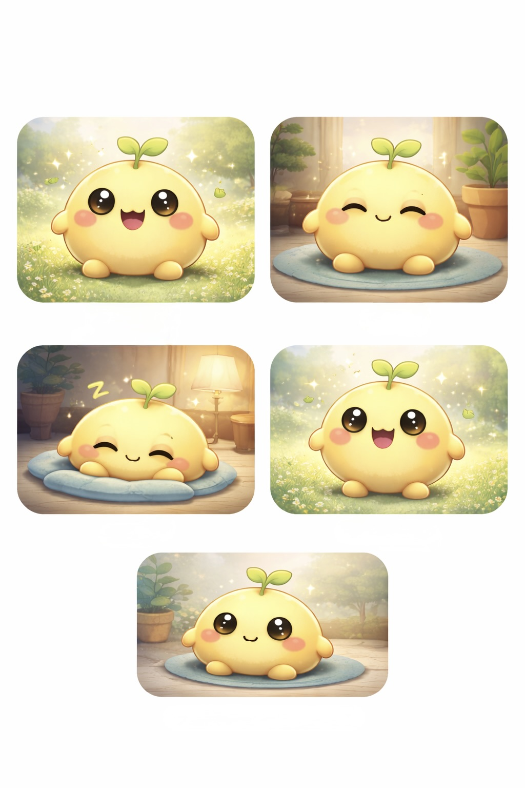 HabitPet emotions grid