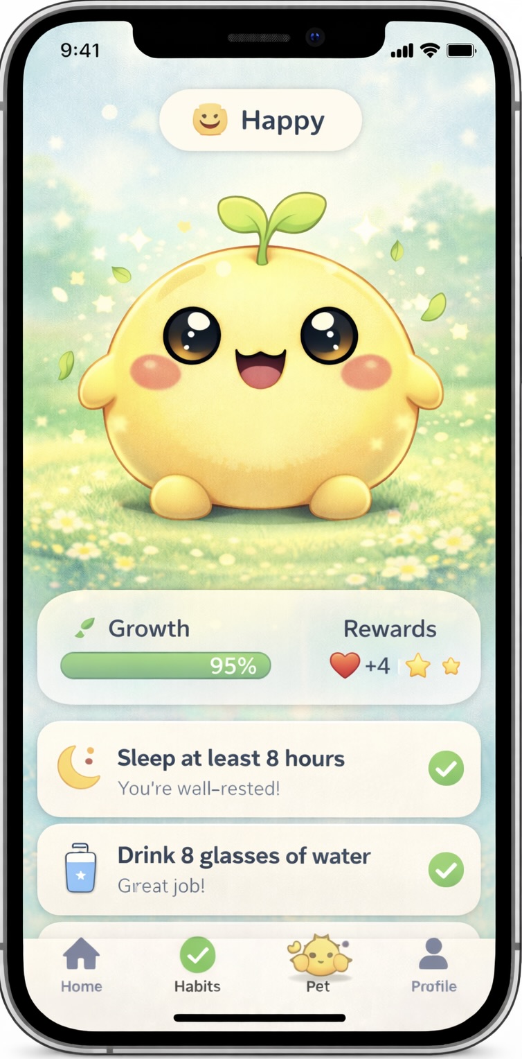Happy habit screen